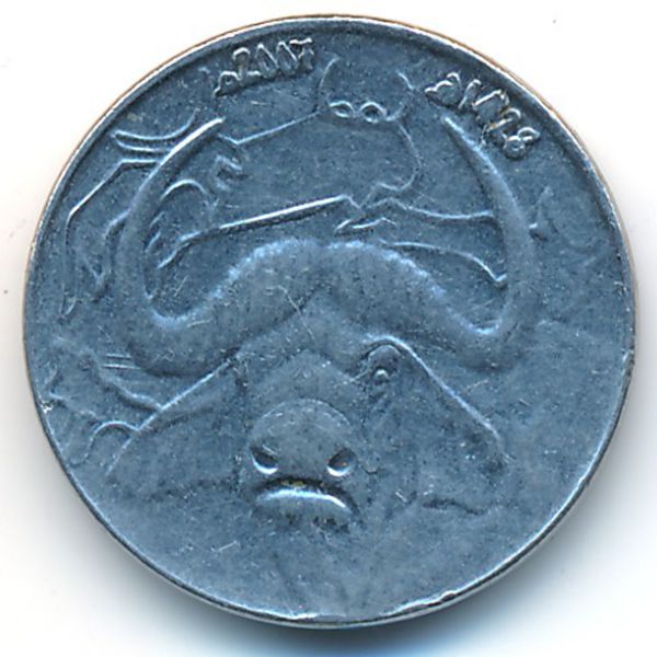Алжир, 1 динар (2007 г.)