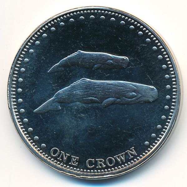 Тристан-да-Кунья, 1 крона (2008 г.)