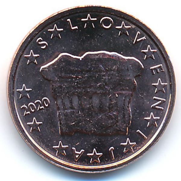 Словения, 2 евроцента (2020 г.)
