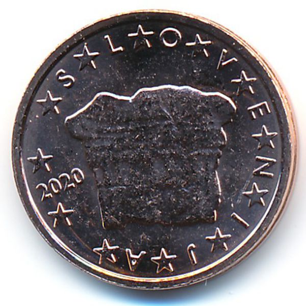 Словения, 2 евроцента (2020 г.)