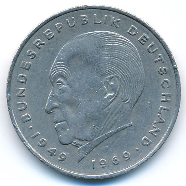 ФРГ, 2 марки (1974 г.)