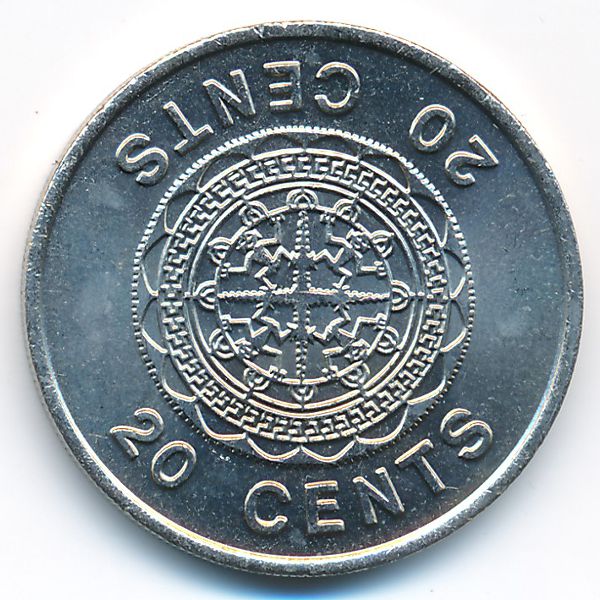 Соломоновы острова, 20 центов (1977 г.)