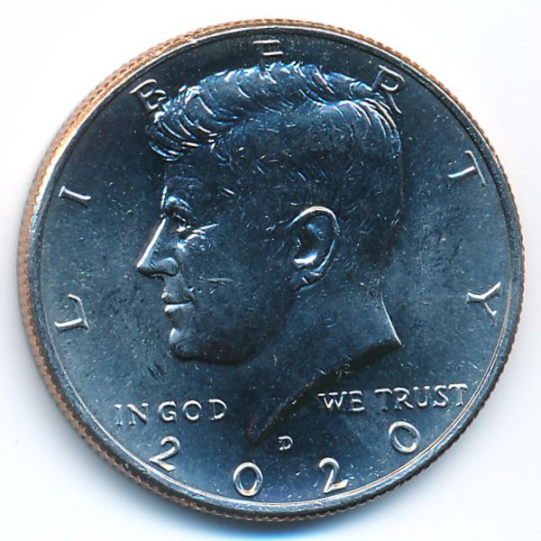 США, 1/2 доллара (2020 г.)