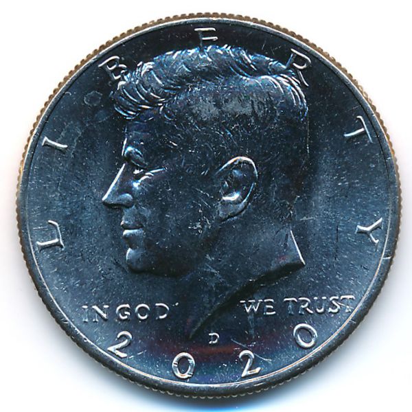 США, 1/2 доллара (2020 г.)