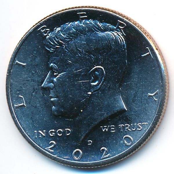 США, 1/2 доллара (2020 г.)