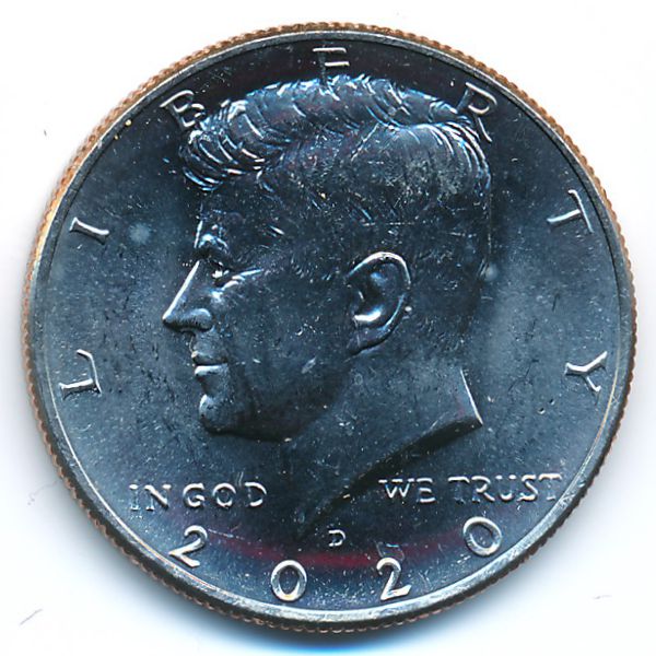 США, 1/2 доллара (2020 г.)