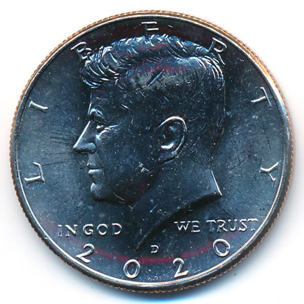 США, 1/2 доллара (2020 г.)