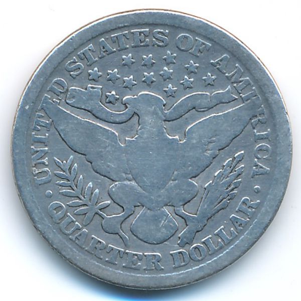 США, 1/4 доллара (1898 г.)