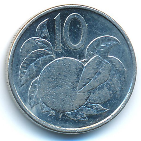 Острова Кука, 10 центов (2015 г.)