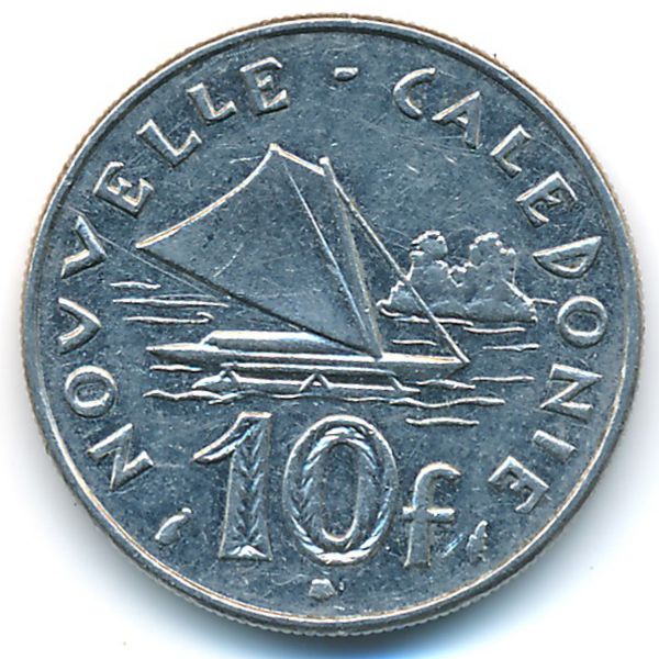 Новая Каледония, 10 франков (1986 г.)