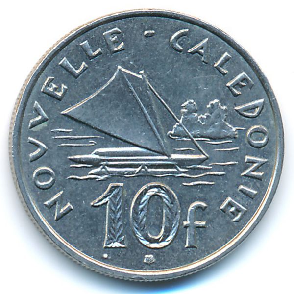 Новая Каледония, 10 франков (2015 г.)