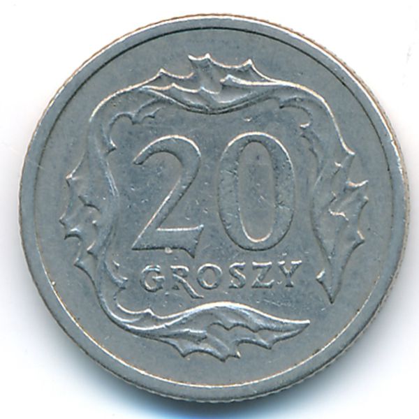 Польша, 20 грошей (1992 г.)