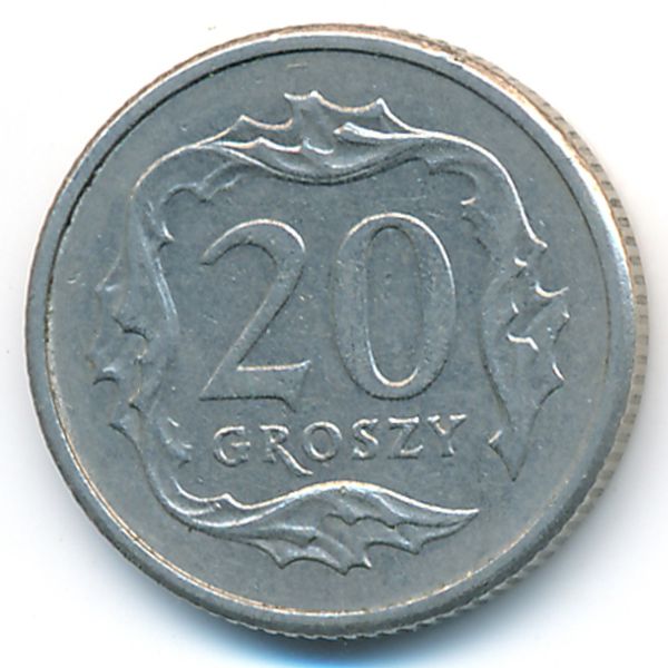 Польша, 20 грошей (1997 г.)