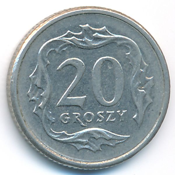 Польша, 20 грошей (1997 г.)