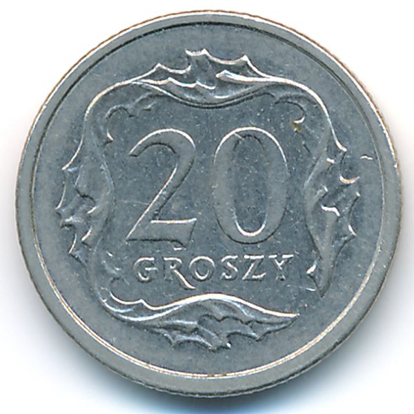 Польша, 20 грошей (2001 г.)