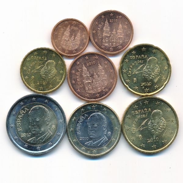 Испания, Набор монет (2010 г.)