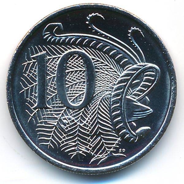 Австралия, 10 центов (2019 г.)