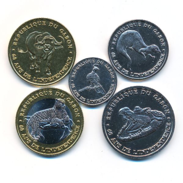 Габон, Набор монет (2020 г.)