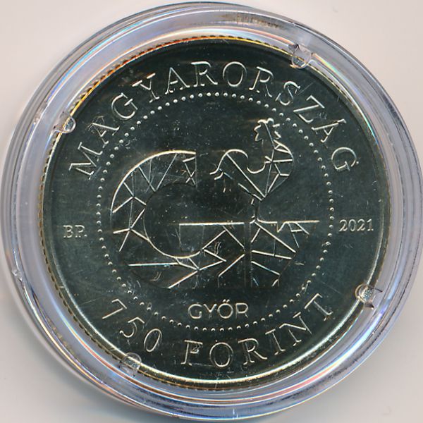 Венгрия, 750 форинтов (2021 г.)