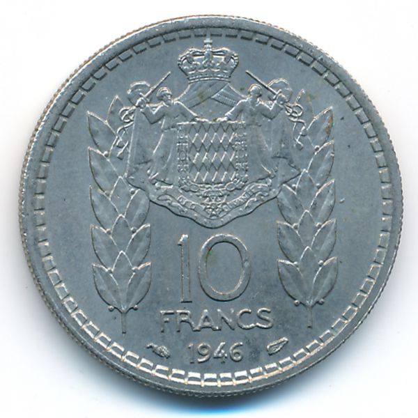 Монако, 10 франков (1946 г.)
