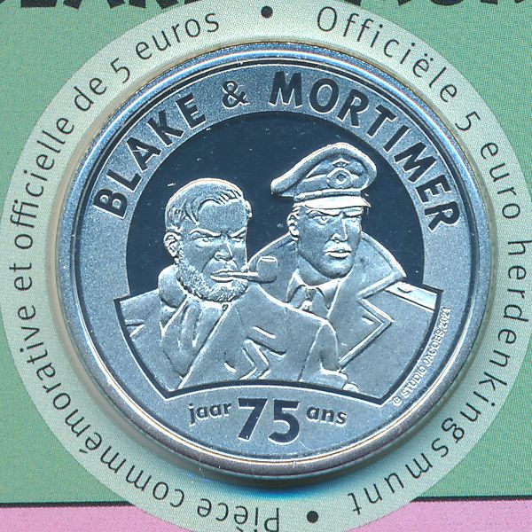 Бельгия, 5 евро (2021 г.)