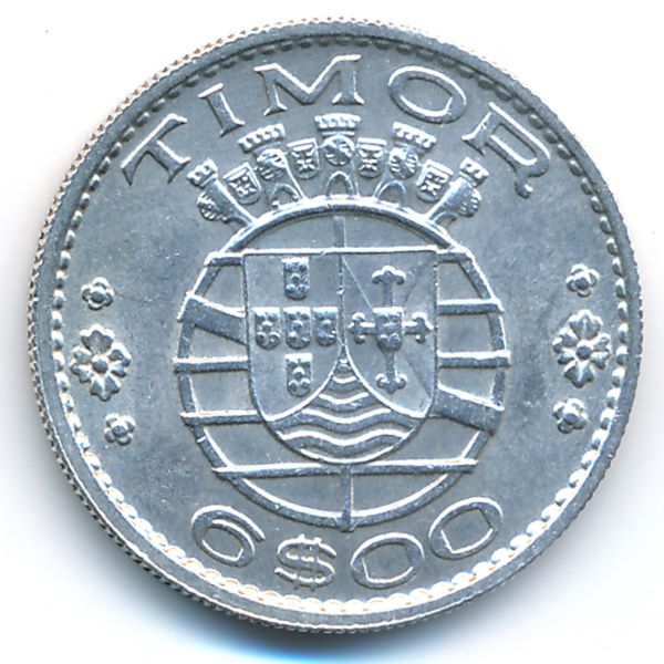 Тимор, 6 эскудо (1958 г.)