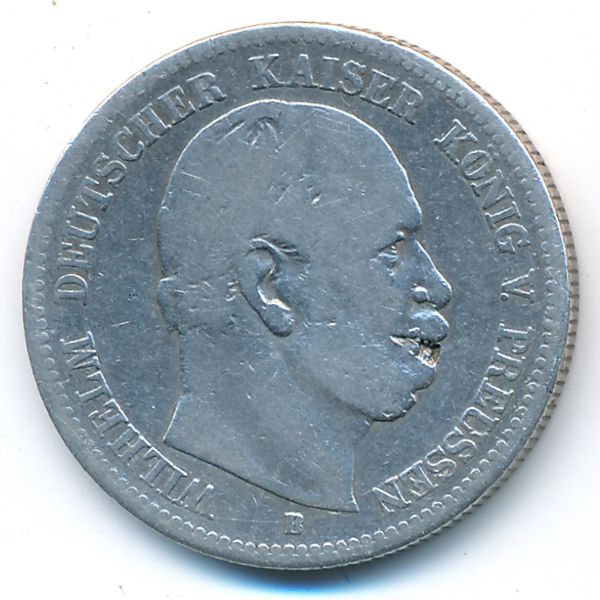 Пруссия, 2 марки (1877 г.)