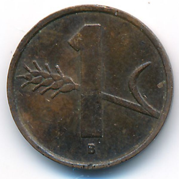 Швейцария, 1 раппен (1951 г.)