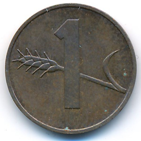 Швейцария, 1 раппен (1982 г.)