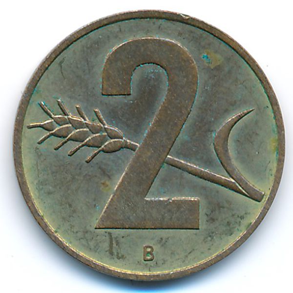 Швейцария, 2 раппена (1957 г.)