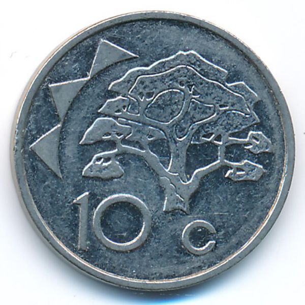 Намибия, 10 центов (2002 г.)