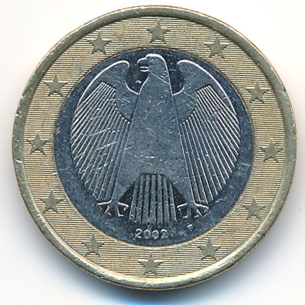 Германия, 1 евро (2002 г.)
