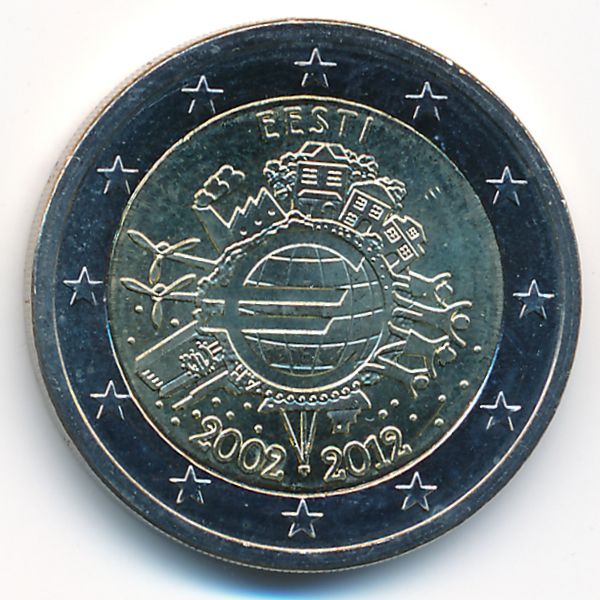 Эстония, 2 евро (2012 г.)