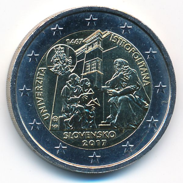 Словакия, 2 евро (2017 г.)