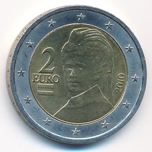 Австрия, 2 евро (2010 г.)