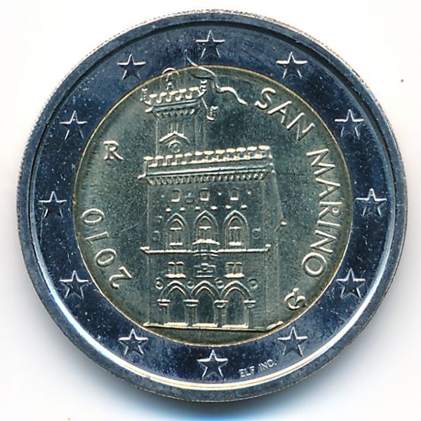 Сан-Марино, 2 евро (2010 г.)