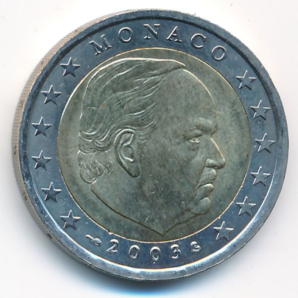 Монако, 2 евро (2003 г.)