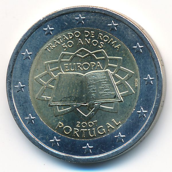 Португалия, 2 евро (2007 г.)