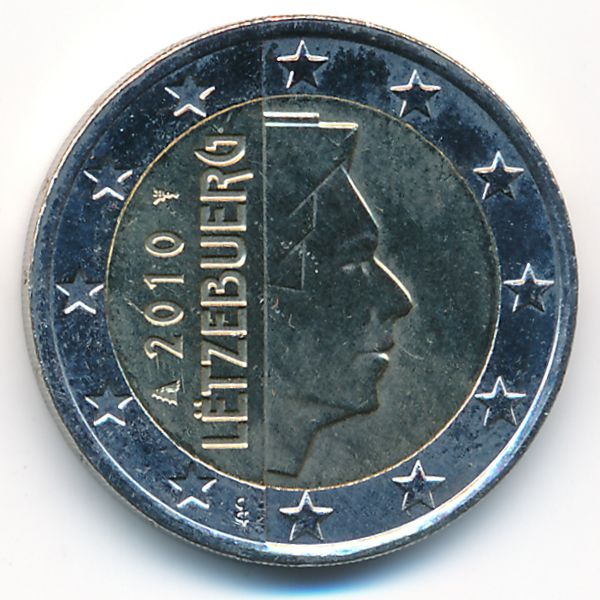 Люксембург, 2 евро (2010 г.)