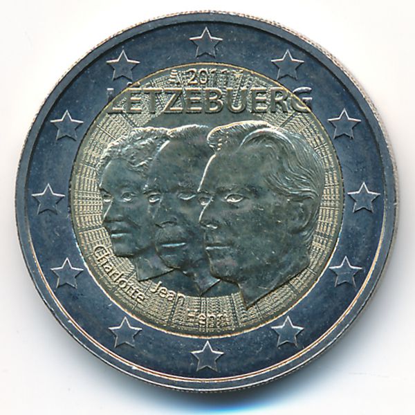 Люксембург, 2 евро (2011 г.)