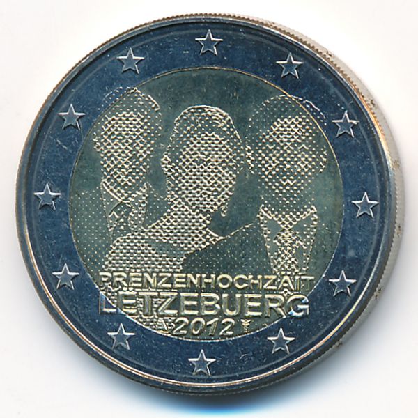 Люксембург, 2 евро (2012 г.)