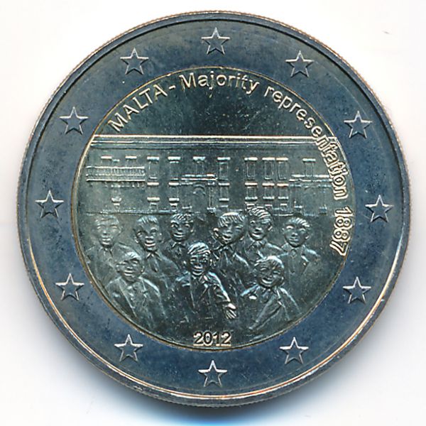 Мальта, 2 евро (2012 г.)