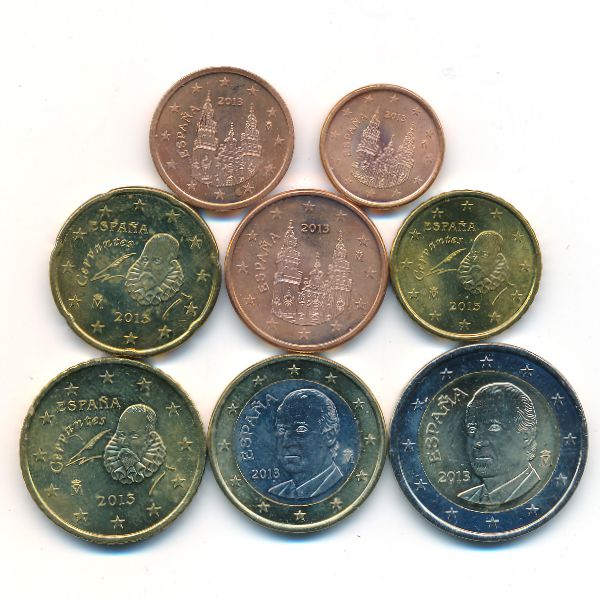 Испания, Набор монет (2013 г.)