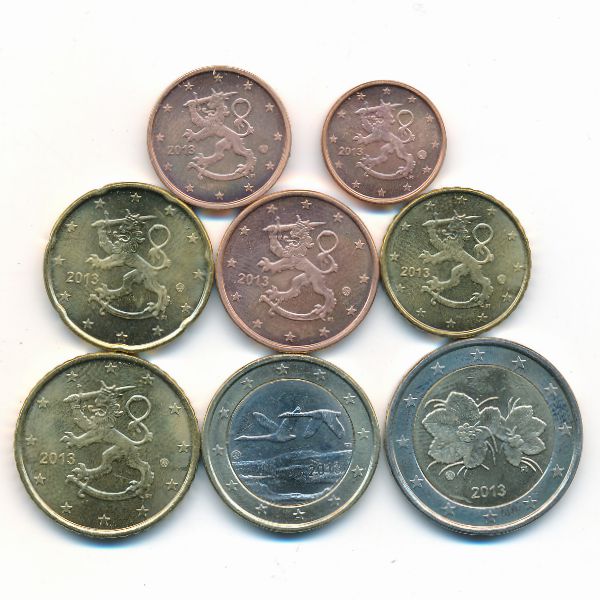Финляндия, Набор монет (2013 г.)
