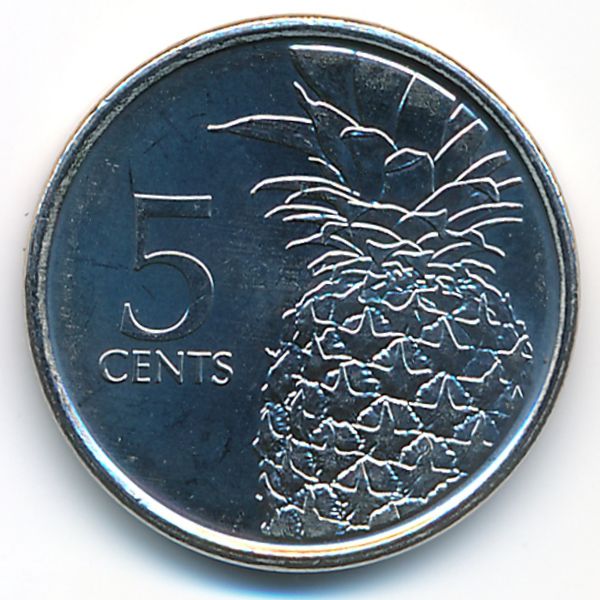 Багамские острова, 5 центов (2016 г.)