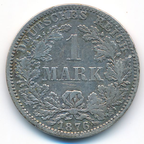 Германия, 1 марка (1876 г.)