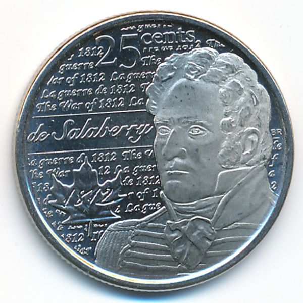 Канада, 25 центов (2013 г.)