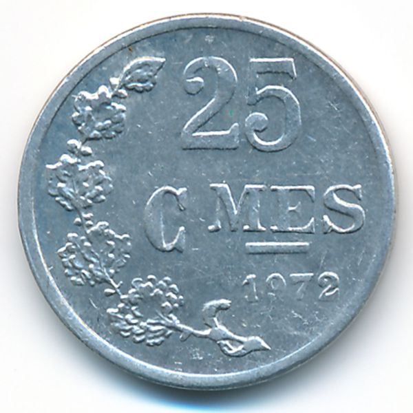 Люксембург, 25 сентим (1972 г.)