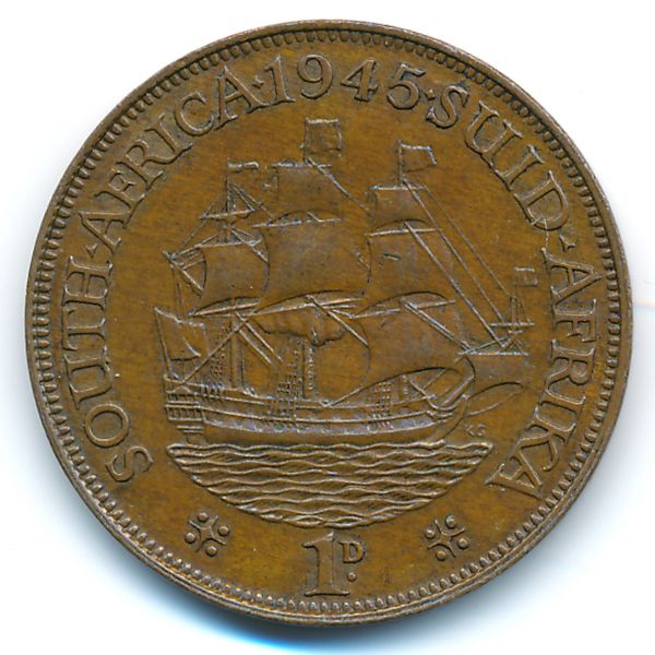 ЮАР, 1 пенни (1945 г.)