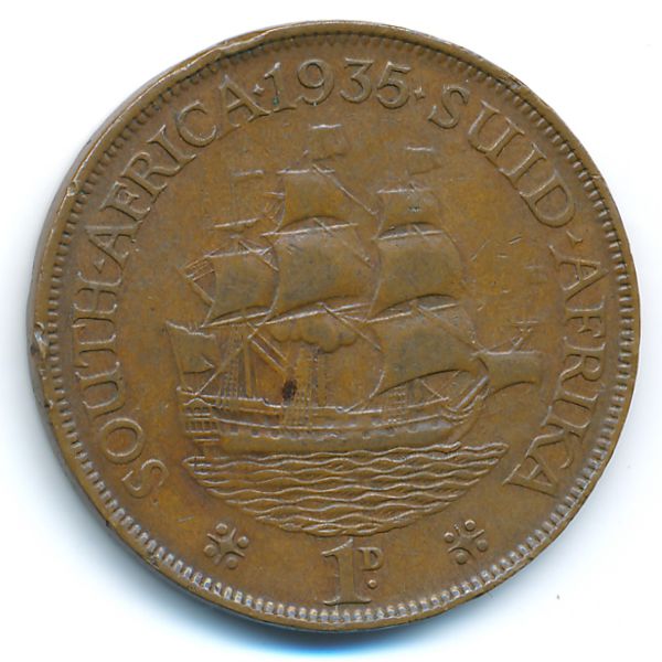 ЮАР, 1 пенни (1935 г.)